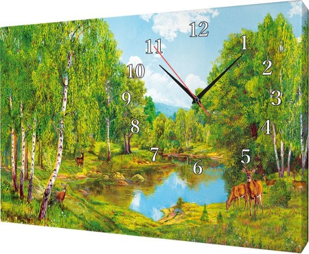 Часы на холсте 40х50 У423